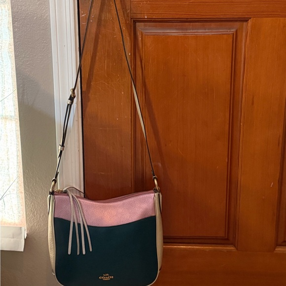 COACH Metallic Color-Block Leather Chaise
Authentic Crossbody Bag Handbag EUC - Picture 5 of 17